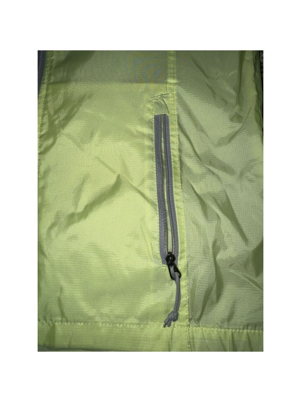 The North Face Neon Yellow Windbreaker Jacket XS Lightweight Hooded Running - Picture 9 of 11